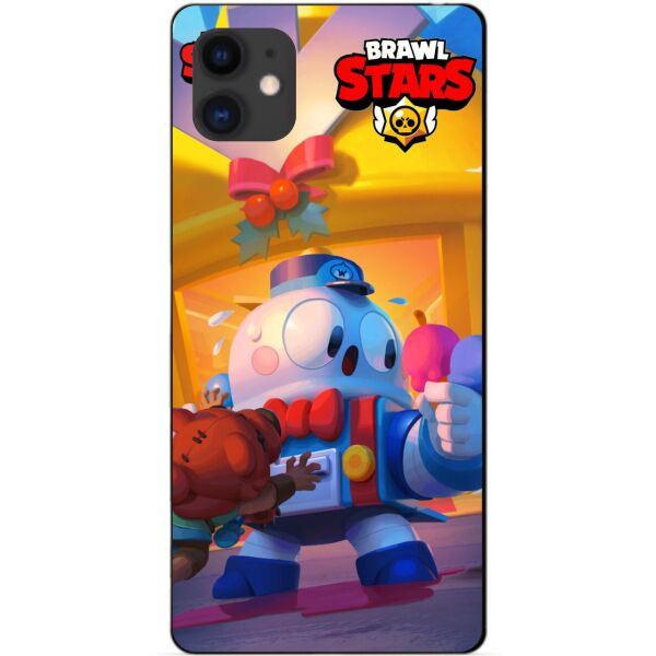 

Силиконовый бампер чехол Candy для Iphone 11 с рисунком Бравл Старс Веселые каникулы Лу
