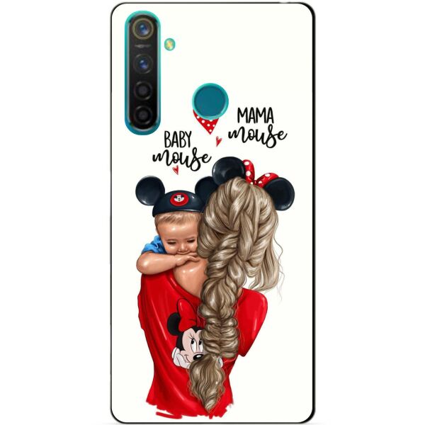

Силиконовый чехол бампер Candy для Realme 5 Pro с рисунком Mouse