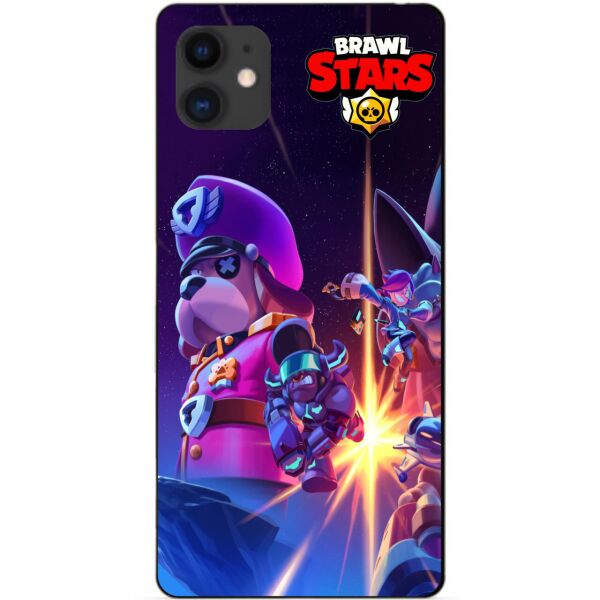 

Силиконовый бампер чехол Candy для Iphone 11 с рисунком Бравл Старс Космоопера старр
