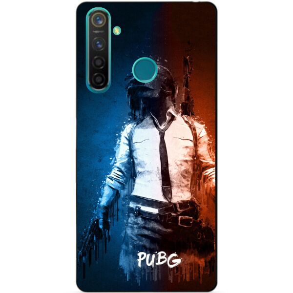 

Силиконовый чехол бампер Candy для Realme 5 Pro с рисунком Pubg