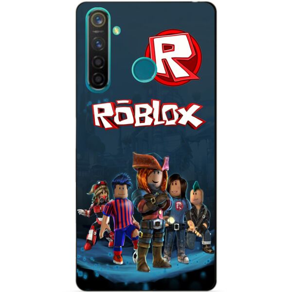 

Силиконовый чехол бампер Candy для Realme 5 Pro с рисунком Roblox