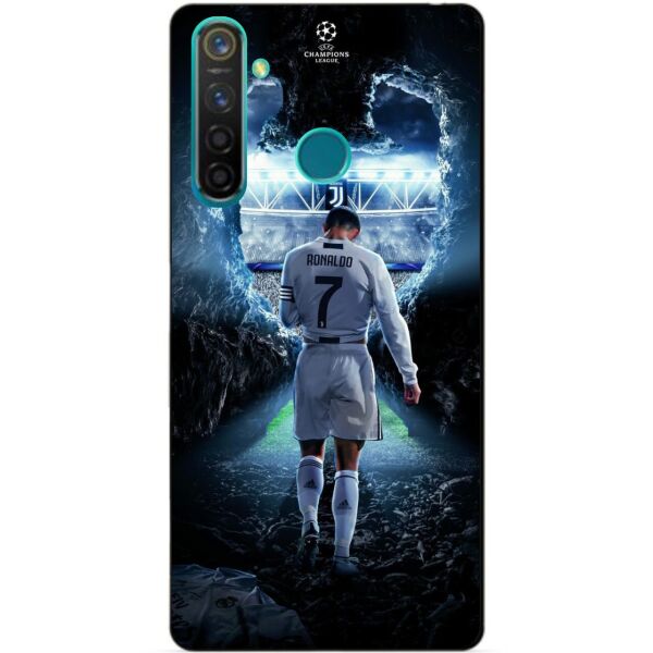 

Силиконовый чехол бампер Candy для Realme 5 Pro с рисунком Ronaldo