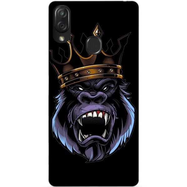 

Чехол силиконовый Candy для ZTE Blade V10 с рисунком Обезьяна в короне