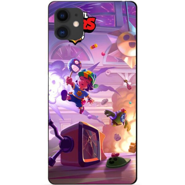 

Силиконовый бампер чехол Candy для Iphone 11 с рисунком Бравл Старс Парк старр Сэнди