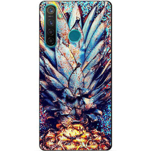 

Силиконовый чехол бампер Candy для Realme 5 Pro с рисунком Ананас