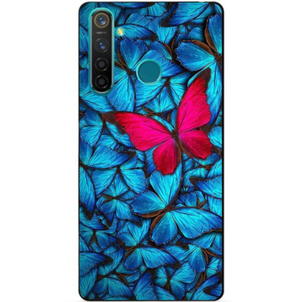

Силиконовый чехол бампер Candy для Realme 5 Pro с рисунком Бабочки