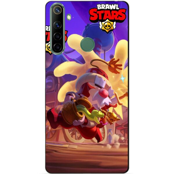 

Силиконовый чехол бампер Candy для Realme 5 Pro с рисунком Бравл Старс Базар Тары Гэйл