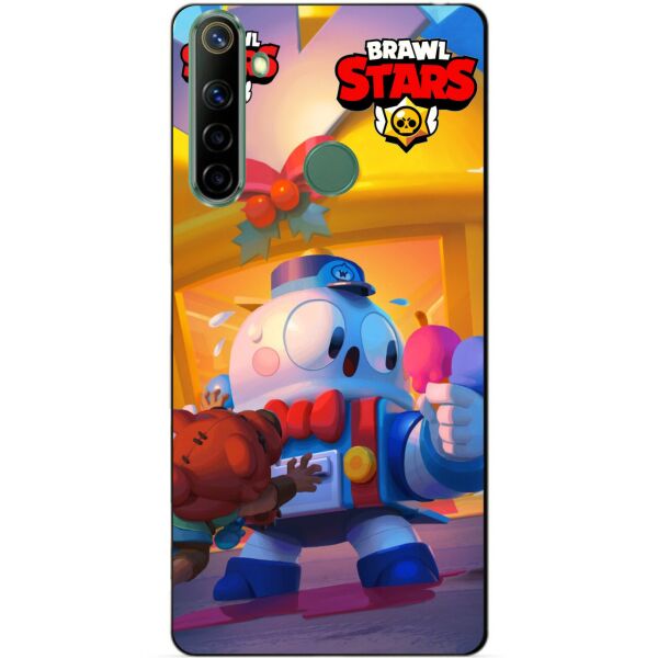 

Силиконовый чехол бампер Candy для Realme 5 Pro с рисунком Бравл Старс Веселые каникулы Лу