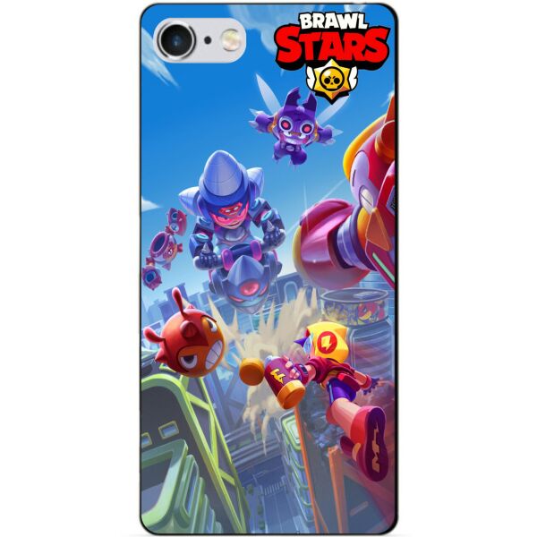 

Силиконовый бампер чехол Candy для Iphone 5s Бравл Старс Лето с Монстрами