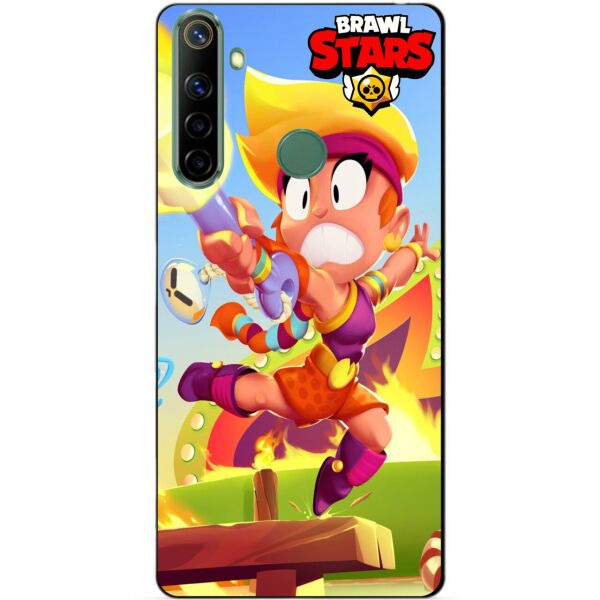 

Силиконовый чехол бампер Candy для Realme 5 Pro с рисунком Бравл Старс Огненная Амбер