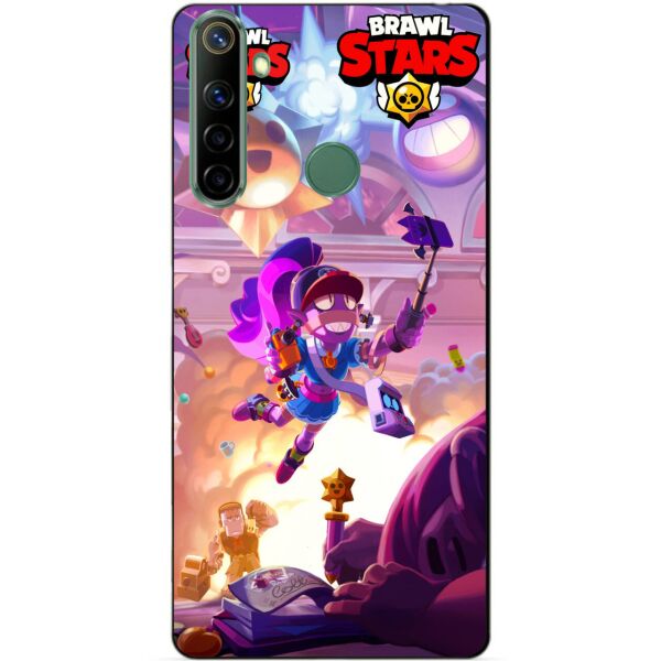 

Силиконовый чехол бампер Candy для Realme 5 Pro с рисунком Бравл Старс Парк старр Эмз