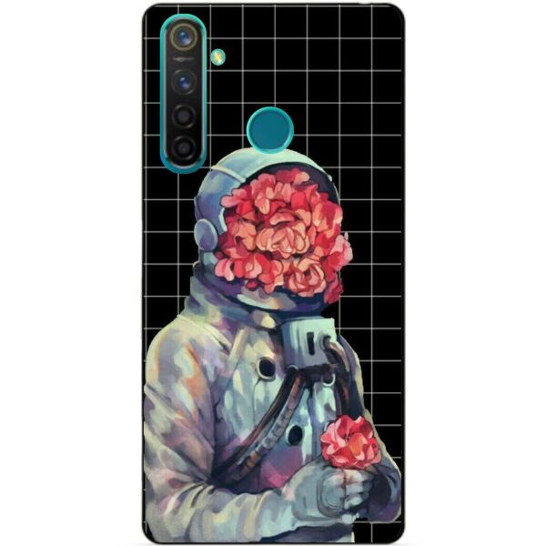 

Силиконовый чехол бампер Candy для Realme 5 Pro с рисунком Букет цветов