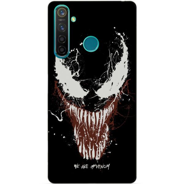 

Силиконовый чехол бампер Candy для Realme 5 Pro с рисунком Веном