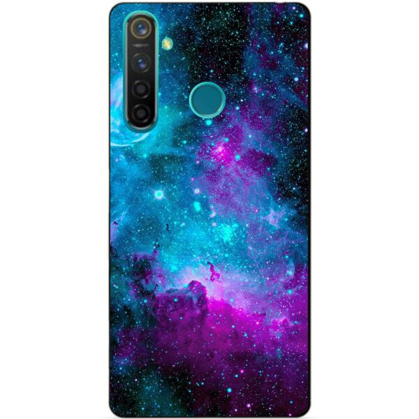 

Силиконовый чехол бампер Candy для Realme 5 Pro с рисунком Галактика