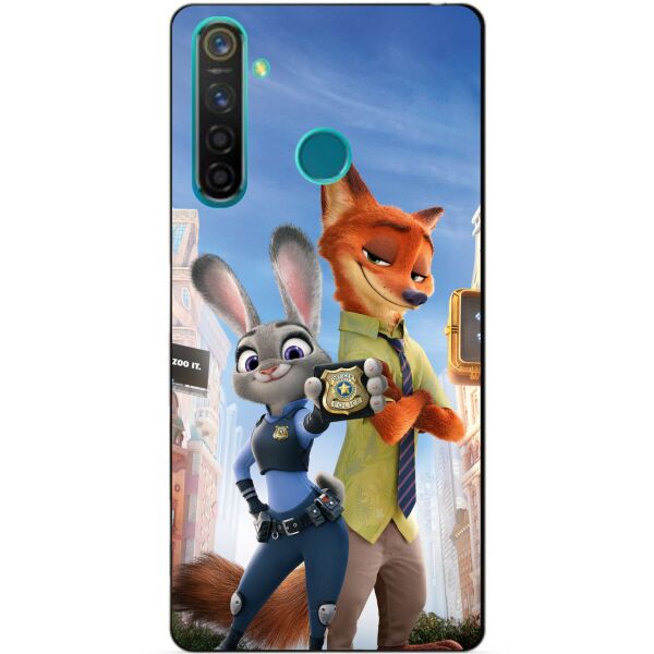 

Силиконовый чехол бампер Candy для Realme 5 Pro с рисунком Джуди Зверополис