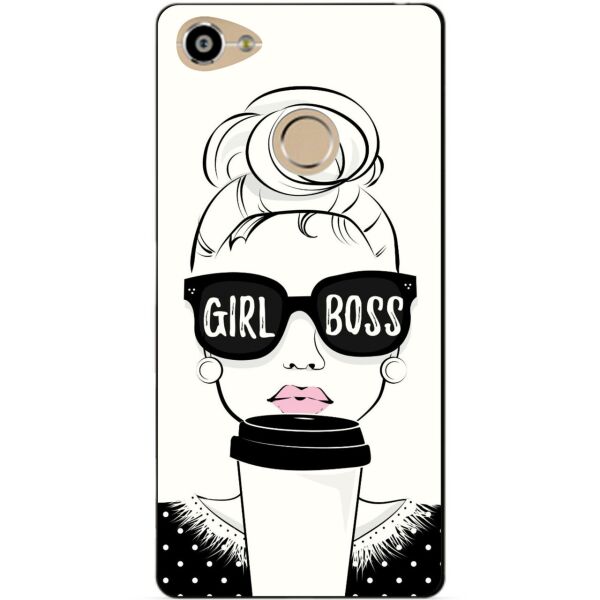

Силиконовый бампер чехол Candy для ZTE Blade A6 с рисунком Girl Boss