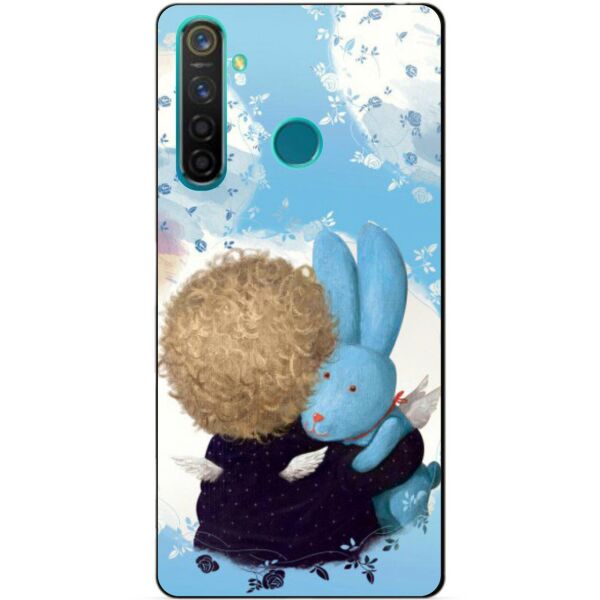 

Силиконовый чехол бампер Candy для Realme 5 Pro с рисунком Зайка Гапчинская