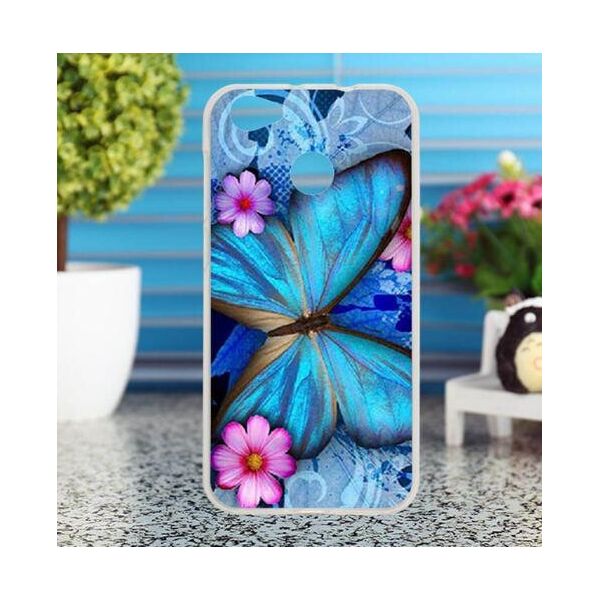 

Силиконовый бампер чехол Candy для ZTE Blade A6 с рисунком Бабочка в цветах