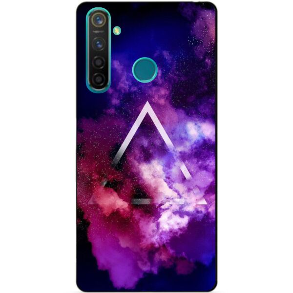 

Силиконовый чехол бампер Candy для Realme 5 Pro с рисунком Космос