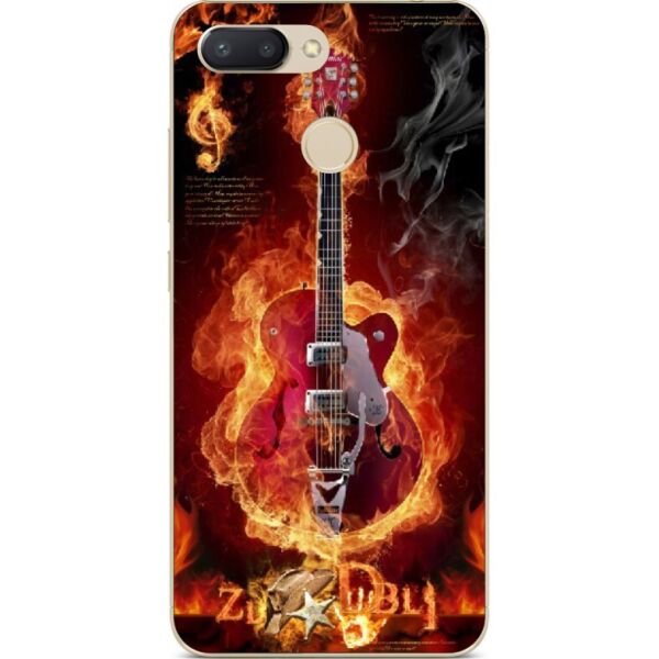 

Силиконовый бампер чехол Candy для ZTE Blade A6 с рисунком Гитара