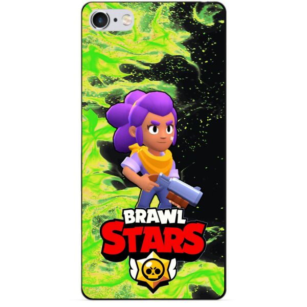 

Силиконовый бампер чехол Candy для Iphone 5s с Героем Brawl Stars Шелли