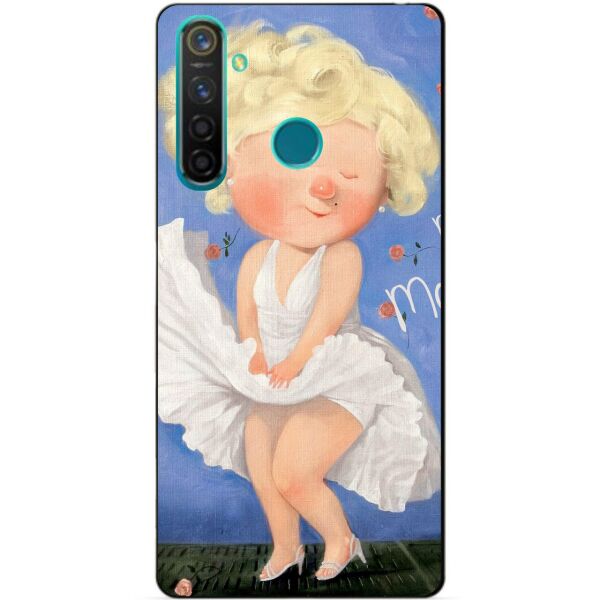 

Силиконовый чехол бампер Candy для Realme 5 Pro с рисунком Монро Гапчинская