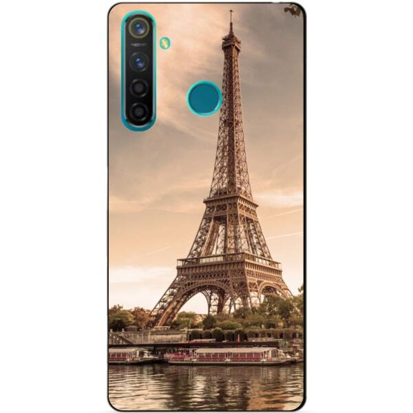

Силиконовый чехол бампер Candy для Realme 5 Pro с рисунком Париж