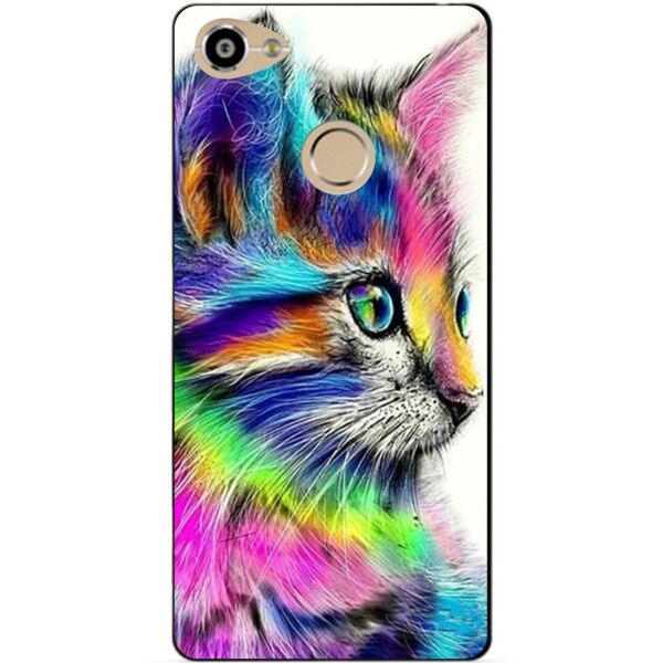

Силиконовый бампер чехол Candy для ZTE Blade A6 с рисунком Котик