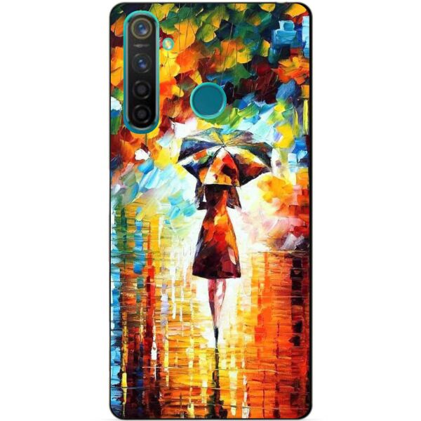 

Силиконовый чехол бампер Candy для Realme 5 Pro с рисунком Прогулка