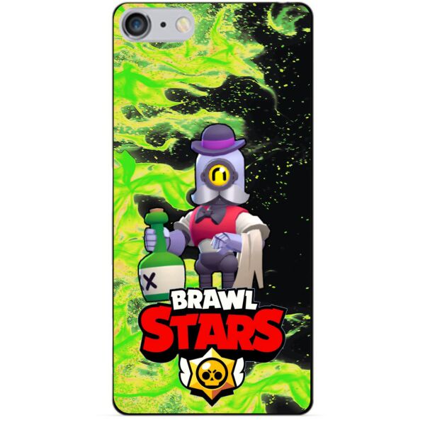 

Силиконовый бампер чехол Candy для Iphone 6 Plus с Героем Brawl Stars Барли