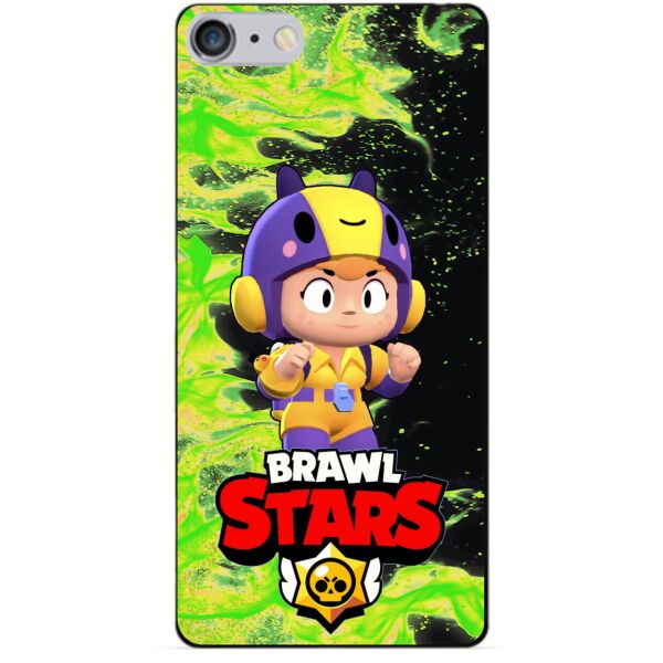 

Силиконовый бампер чехол Candy для Iphone 6 Plus с Героем Brawl Stars Беа