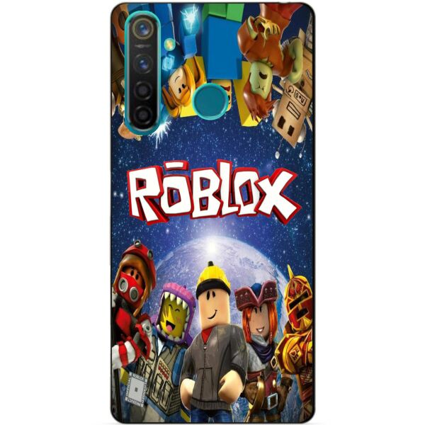 

Силиконовый чехол бампер Candy для Realme 5 Pro с рисунком Роблокс