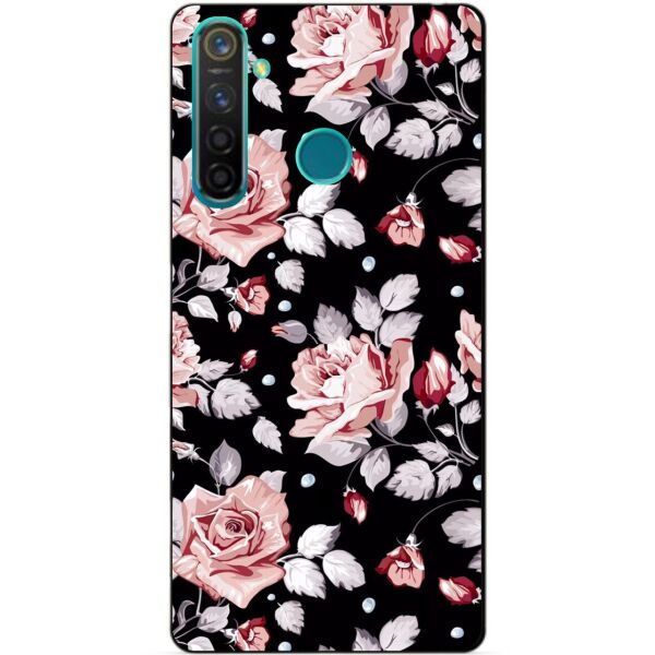 

Силиконовый чехол бампер Candy для Realme 5 Pro с рисунком Розы