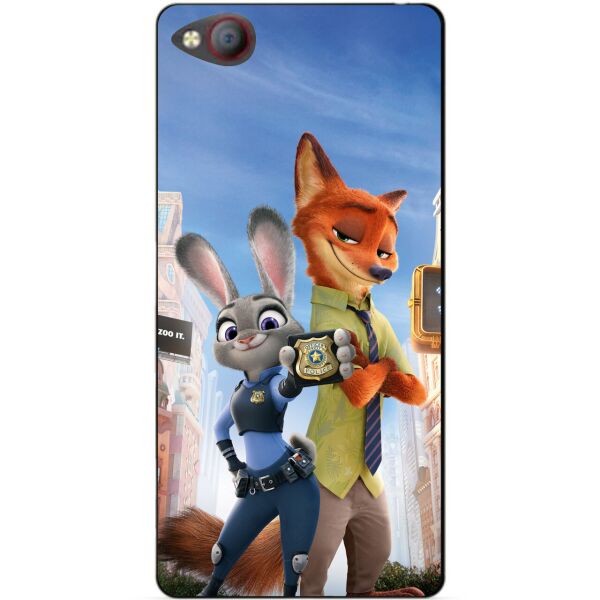 

Чехол силиконовый Candy для ZTE Nubia M2 Lite с рисунком Зверополис