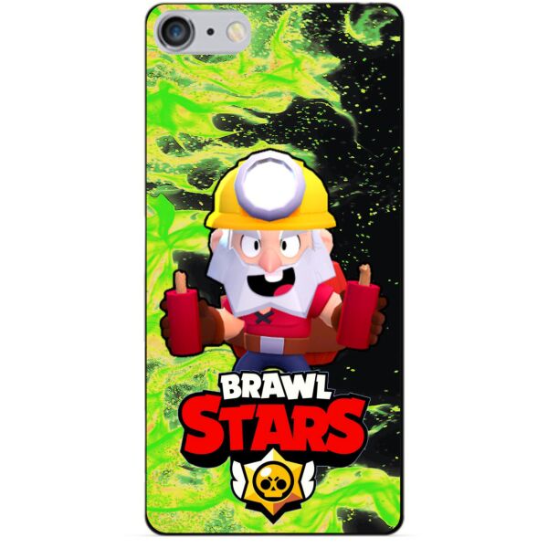 

Силиконовый бампер чехол Candy для Iphone 6 Plus с Героем Brawl Stars Динамайк
