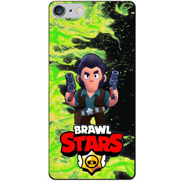 

Силиконовый бампер чехол Candy для Iphone 6 Plus с Героем Brawl Stars Кольт