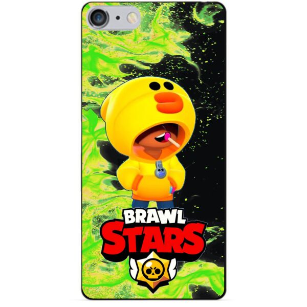 

Силиконовый бампер чехол Candy для Iphone 6 Plus с Героем Brawl Stars Леон утка