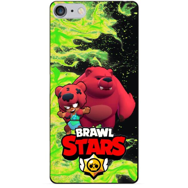 

Силиконовый бампер чехол Candy для Iphone 6 Plus с Героем Brawl Stars Нита Мишка