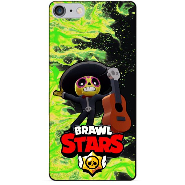 

Силиконовый бампер чехол Candy для Iphone 6 Plus с Героем Brawl Stars Поко