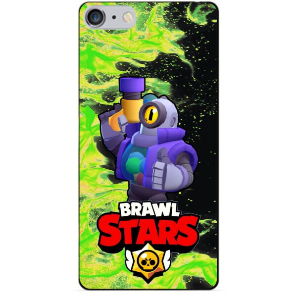

Силиконовый бампер чехол Candy для Iphone 6 Plus с Героем Brawl Stars Рико