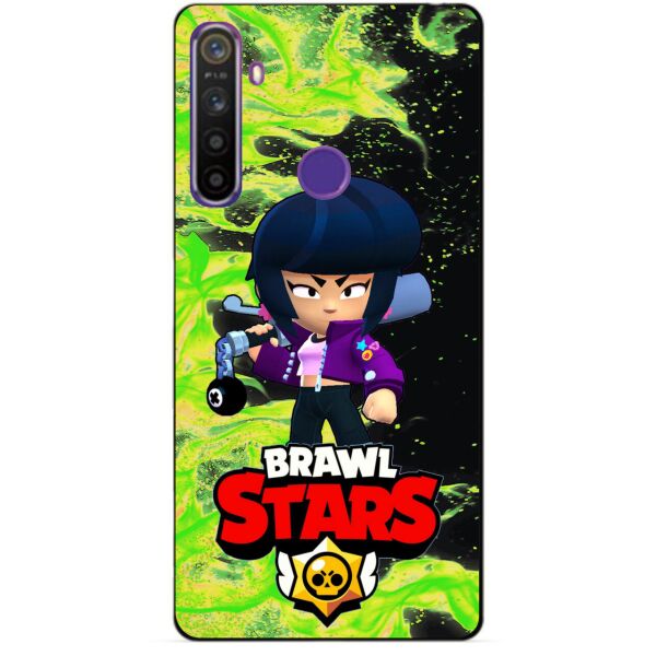 

Силиконовый чехол бампер Candy для Realme 5 с Героем Brawl Stars Биби