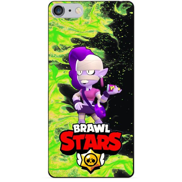 

Силиконовый бампер чехол Candy для Iphone 6 Plus с Героем Brawl Stars Эмз