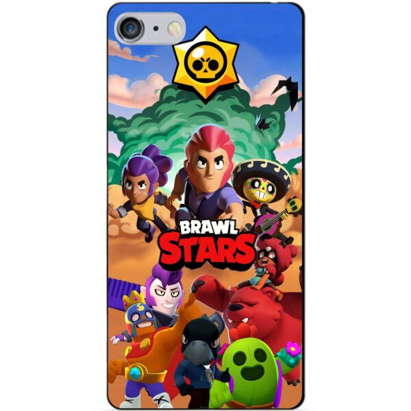

Силиконовый бампер чехол Candy для Iphone 6 Plus с рисунком Brawl Stars