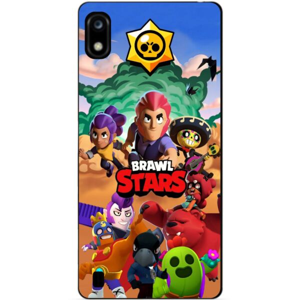 

Силиконовый бампер чехол Candy для ZTE Blade A7 с рисунком Brawl Stars