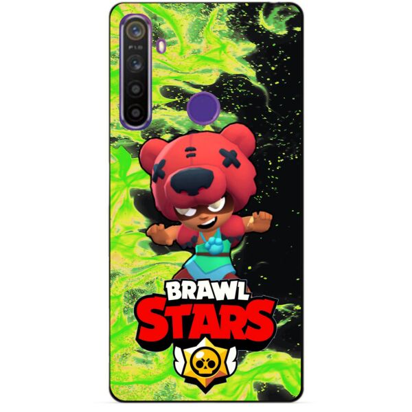 

Силиконовый чехол бампер Candy для Realme 5 с Героем Brawl Stars Нита