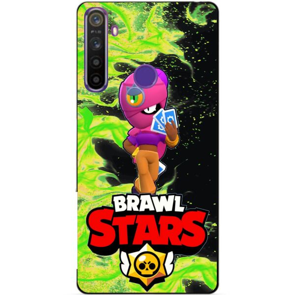 

Силиконовый чехол бампер Candy для Realme 5 с Героем Brawl Stars Тара