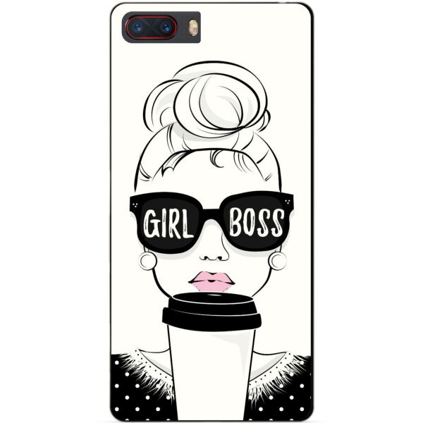 

Чехол силиконовый Candy для ZTE Nubia M2 с рисунком Girl Boss