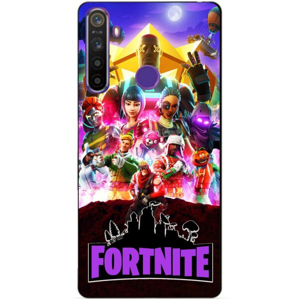 

Силиконовый чехол бампер Candy для Realme 5 с рисунком Fortnite
