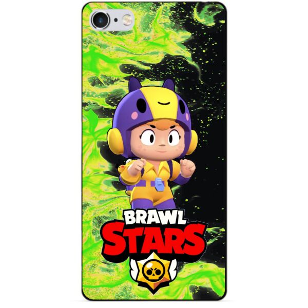 

Силиконовый бампер чехол Candy для Iphone 6 с Героем Brawl Stars Беа
