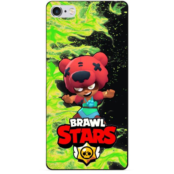 

Силиконовый бампер чехол Candy для Iphone 6 с Героем Brawl Stars Нита